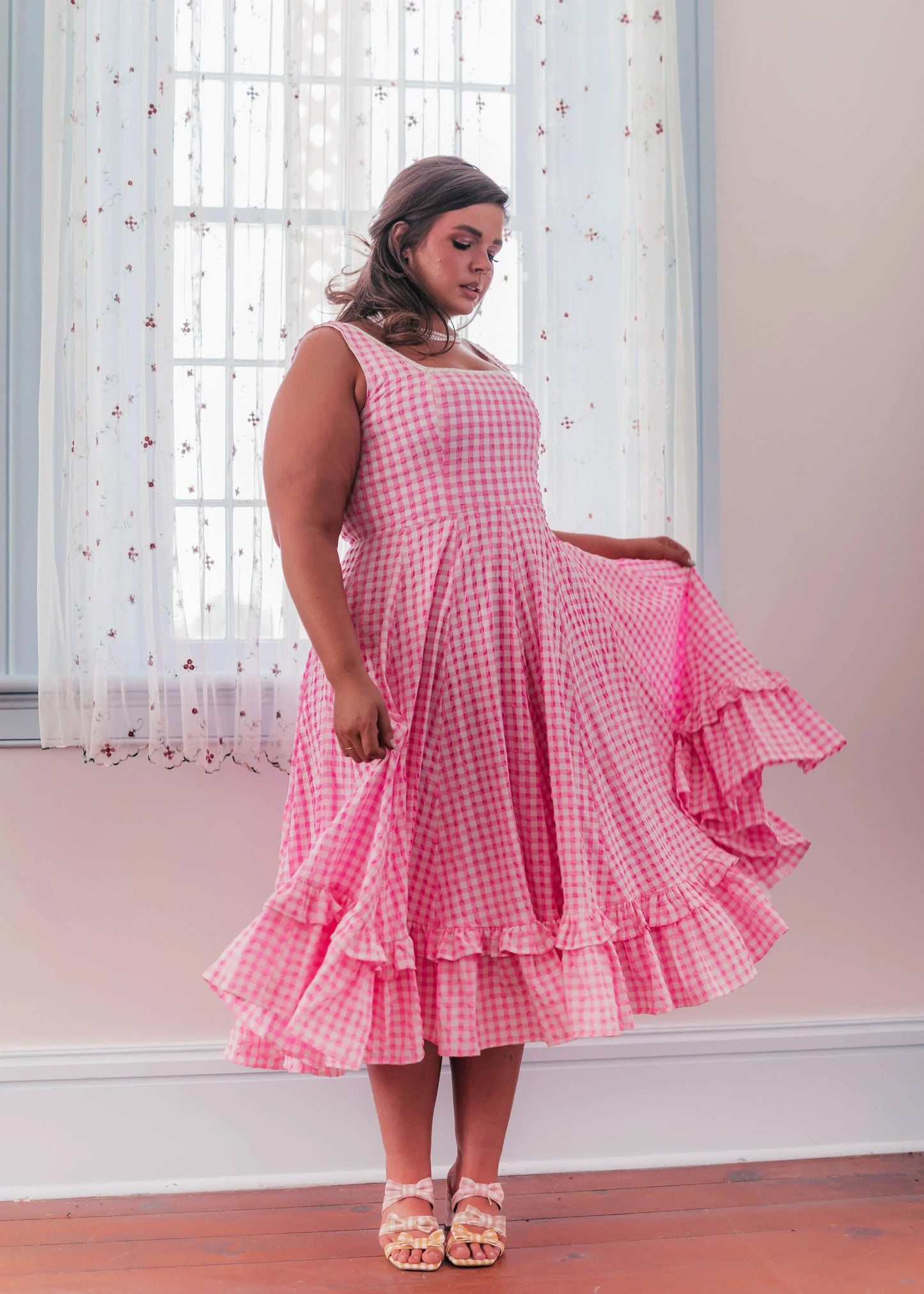 Daze Dress Pink Gingham