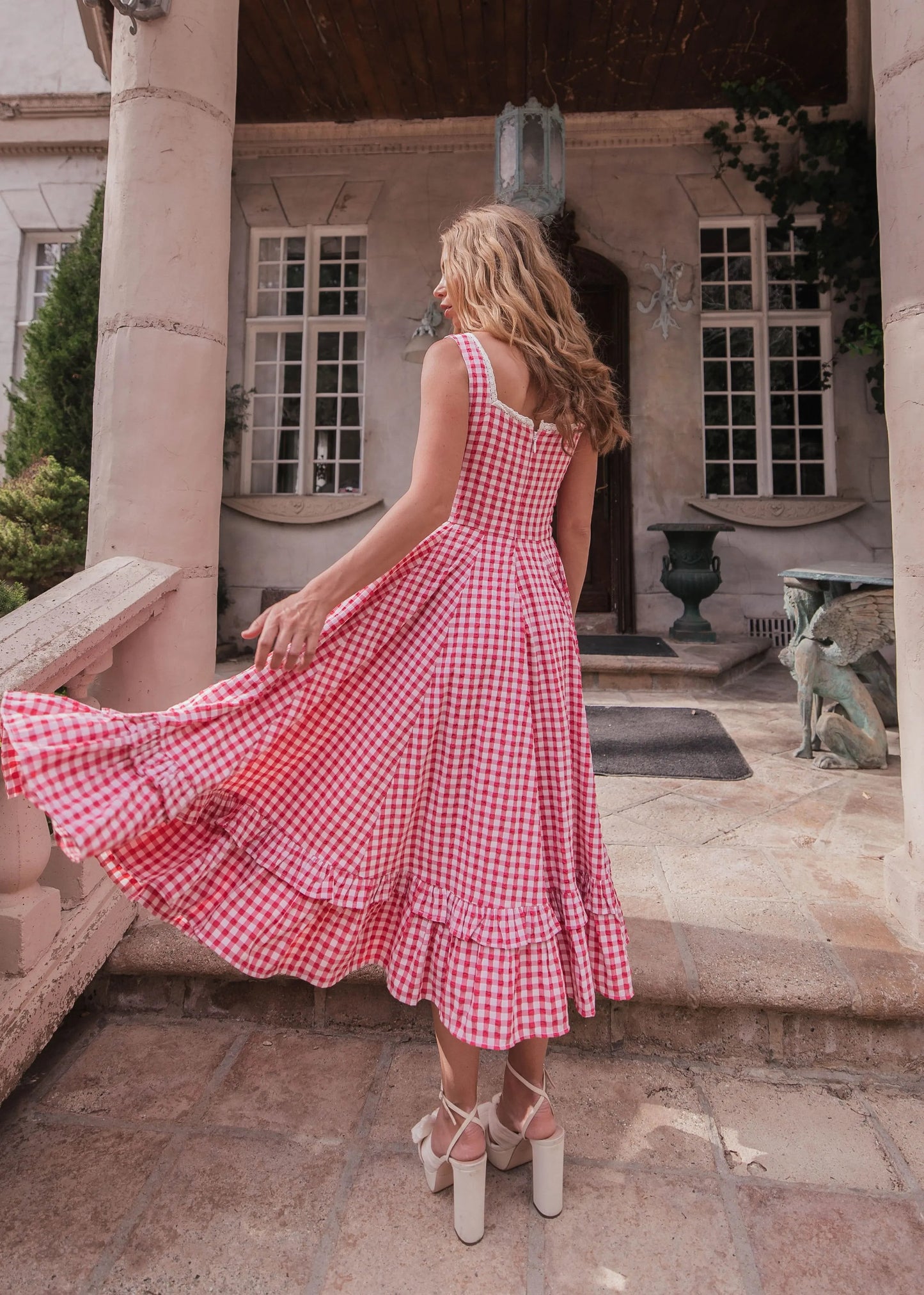 Daze Dress Red Gingham
