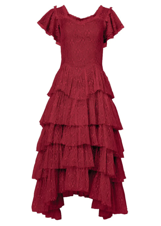 Mia Dress Burgundy