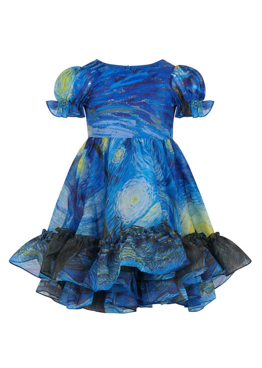Starry Night Girls Dress